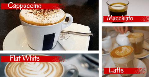 difference latte macchiato and cappuccino